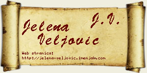 Jelena Veljović vizit kartica